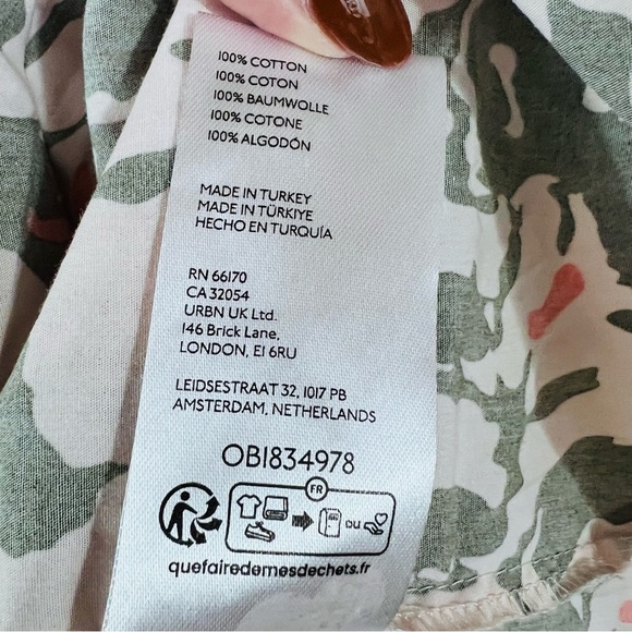 Maeve by Anthropologie Bentina Floral Shirt Mini Dress Size S - Picture 11 of 11